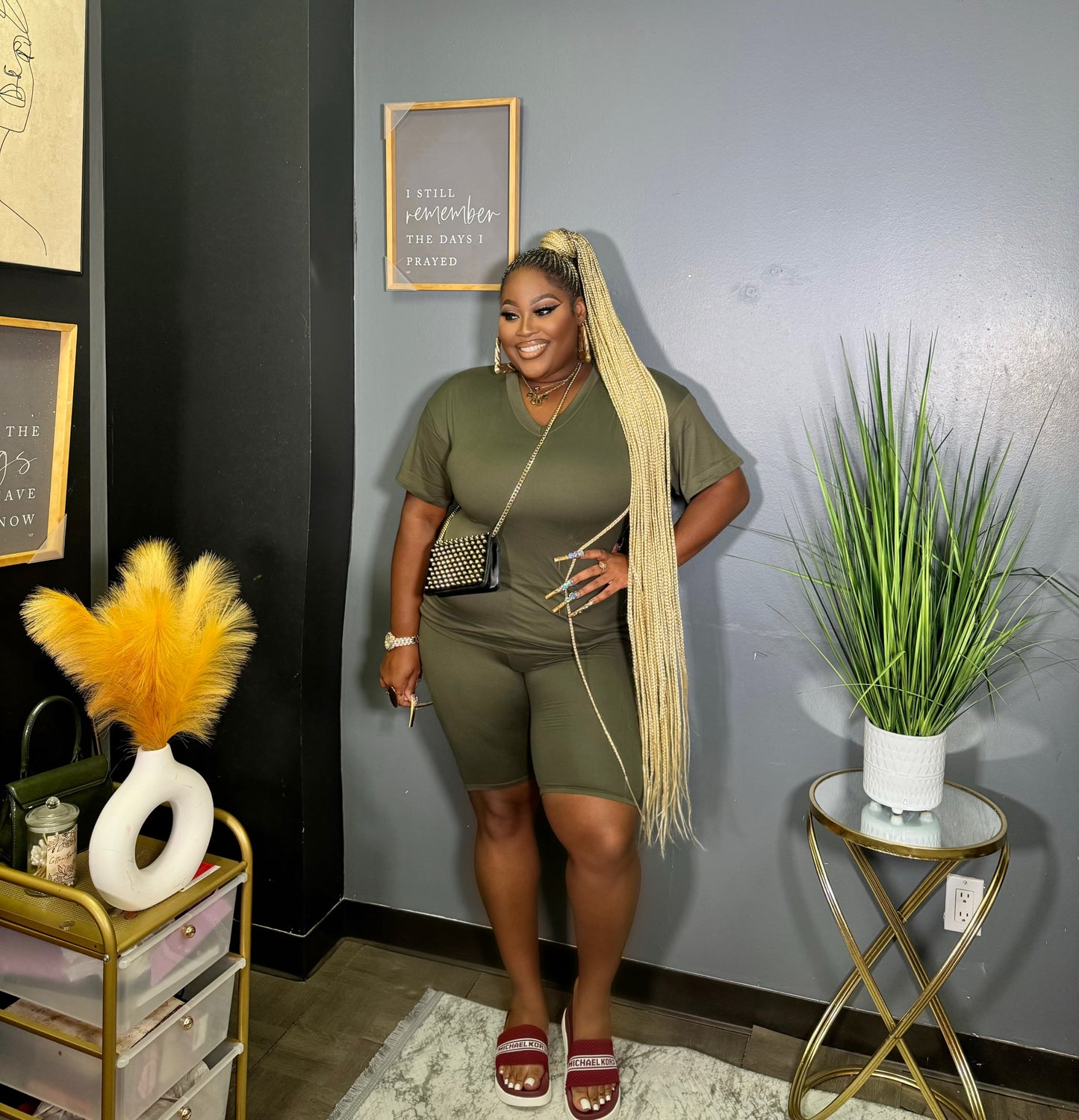 Olive 2pc set (sm-XL)