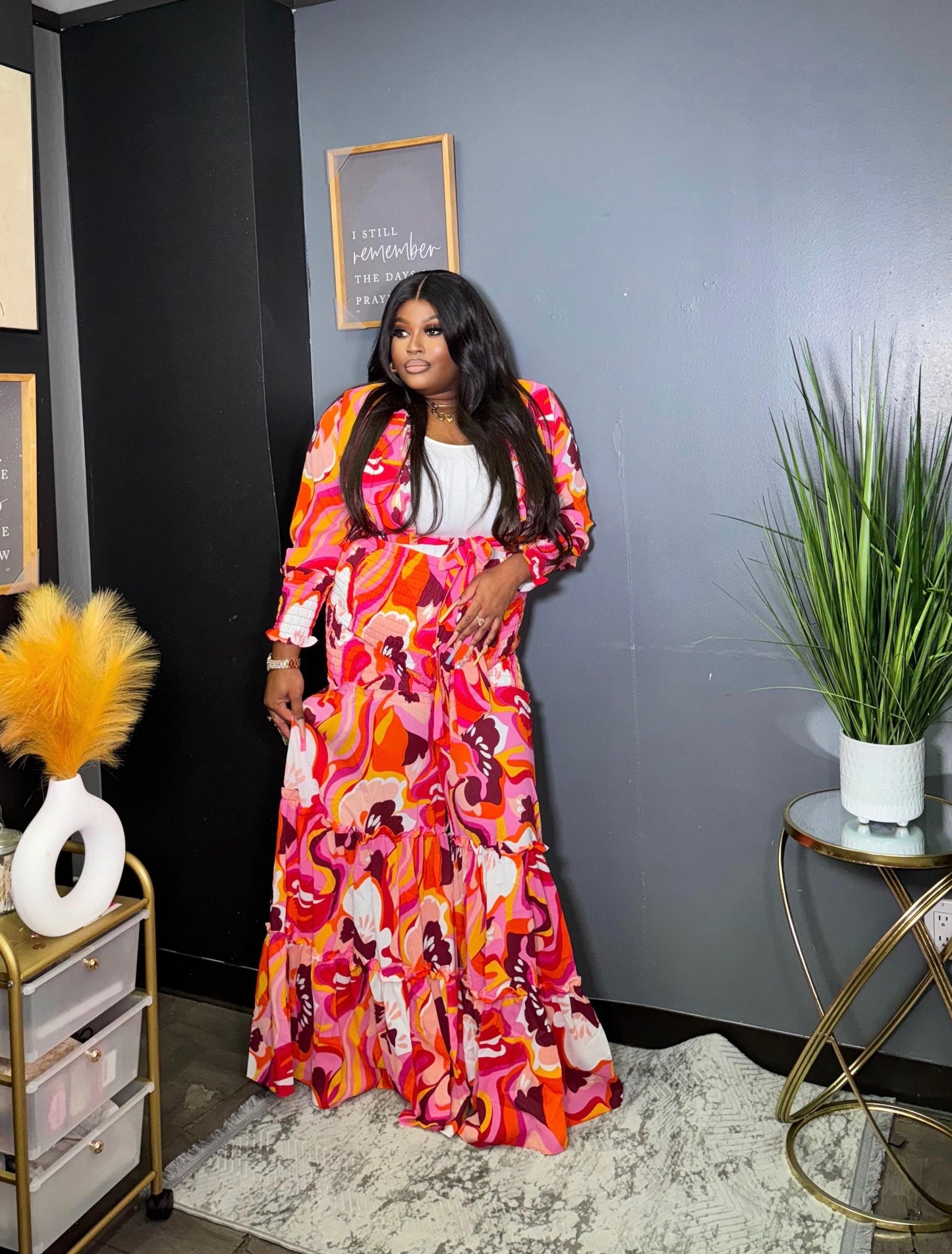 *Your favorite *2pc floral pants set